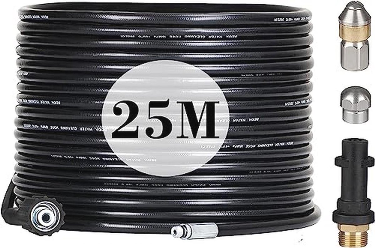 Brokenslang 14 mm met Roterend Mondstuk voor Buisreiniging