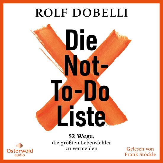 Die Not-To-Do-Liste - cover