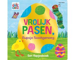 Omslag van Rupsje Nooitgenoeg - Vrolijk Pasen, Rupsje Nooitgenoeg