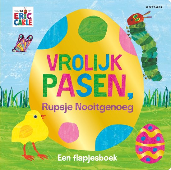 Rupsje Nooitgenoeg - Vrolijk Pasen, Rupsje Nooitgenoeg - cover