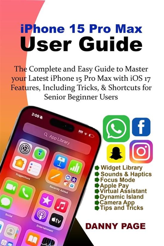 iPhone 15 Pro Max User Guide - cover