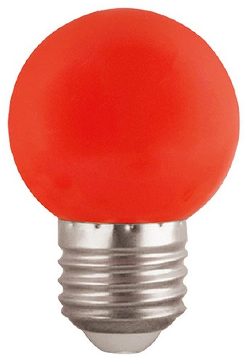 VITO LED Lamp G45 E27 - 2W (vervangt 15W) - 120lm - Rood Licht - 180-240V - Flikkervrij - Energiezuinig
