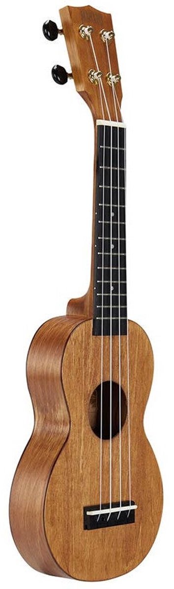 Mahalo MS1TBR Slimline Series sopraan ukelele transparent brown