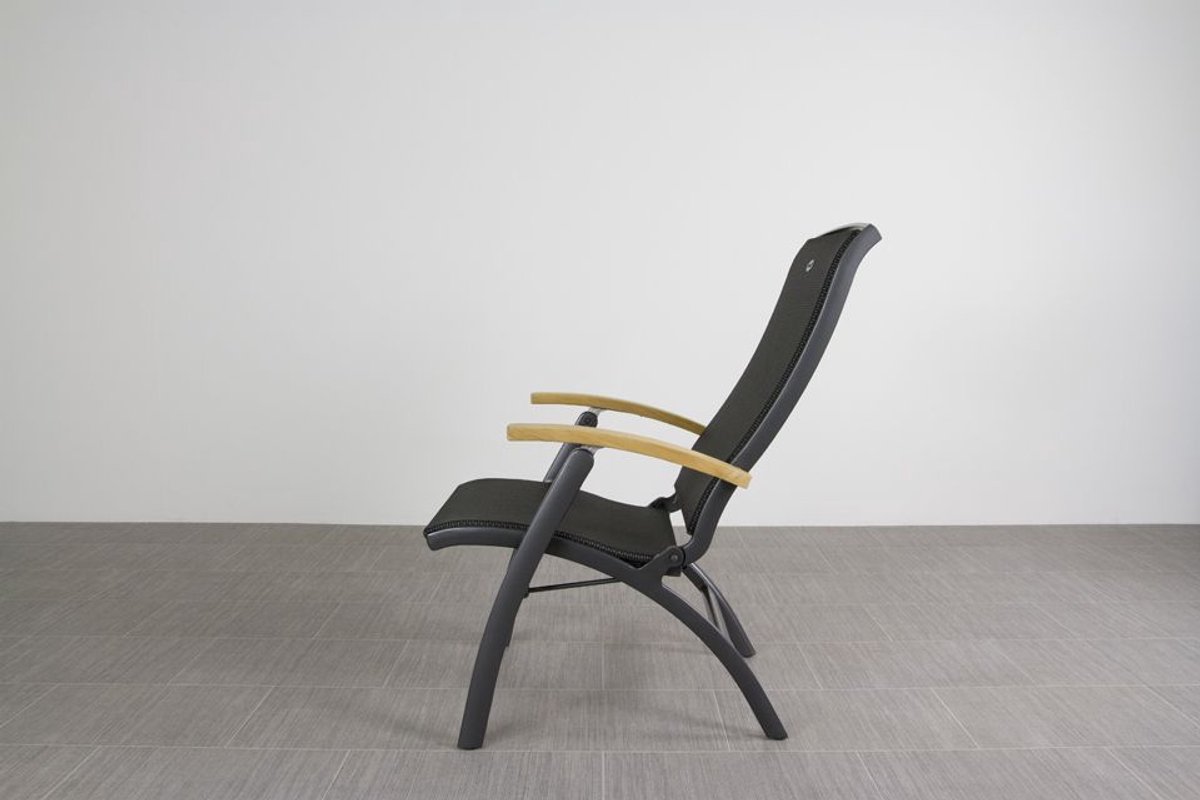 Hartman Set de 8 chaises de jardin réglables Da Vinci - Teck