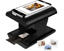 White-Label® Negatiefscanner - Diascanner Kopen - Digitaal Maken Oude Foto's -Zwart