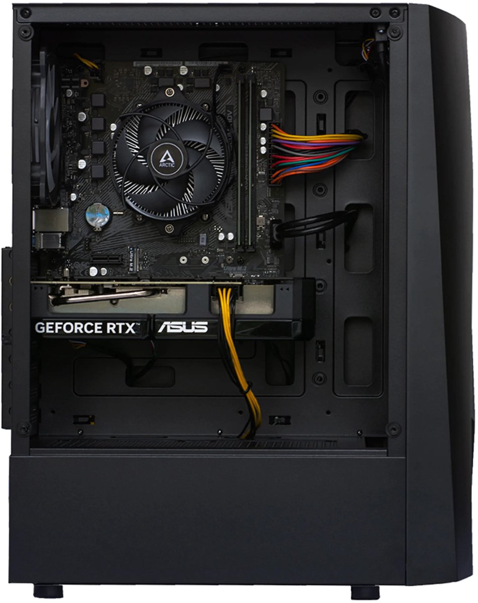 Peta GamePC Wave – Intel Core i9-12900 – Nvidia GeForce RTX 5060 8GB – 32GB RAM – 1TB SSD – High-End Gaming & Streaming PC – Windows 11 Pro – Wifi – RGB Gaming Behuizing (Zwart)