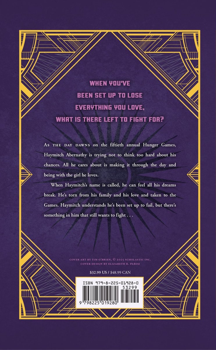 The Hunger Games - Sunrise on the Reaping: Collector's Edition (A Hunger Games Novel) - back cover