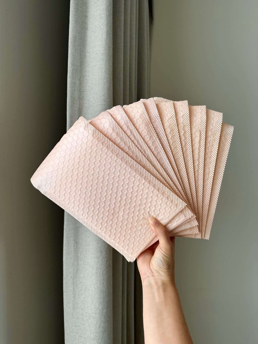 Planet Pink - Verzendzakjes lichtroze 15 x 20 cm per 10 stuks