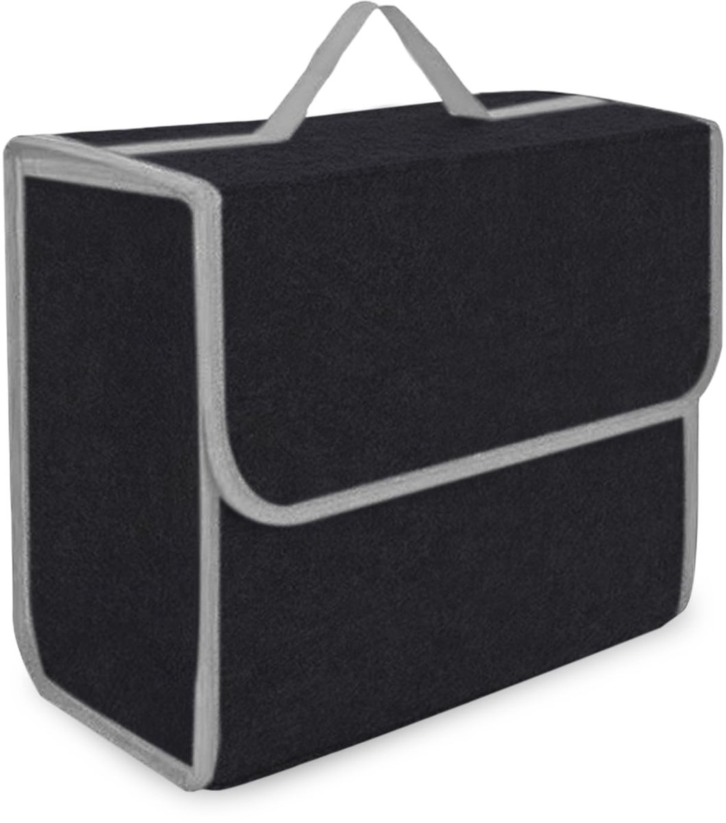 IMPERATORIS® Kofferbak Organizer - Auto Opbergtas - Opvouwbare Tas voor Boodschappen en Gereedschap - Anti-slip Bodem - Veel Opbergruimte - 1 Stuk - Zwart - 30 x 17 x 29 cm