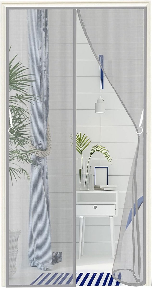 Magnetisch Hordeurgordijn 100x180cm - Vliegengordijn voor Deur met Automatische Sluiting - Geen Boren Nodig