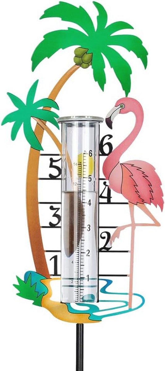 Decoratieve Regenmeter voor Tuin en Gazon - 15 cm Capaciteit met Metalen Design