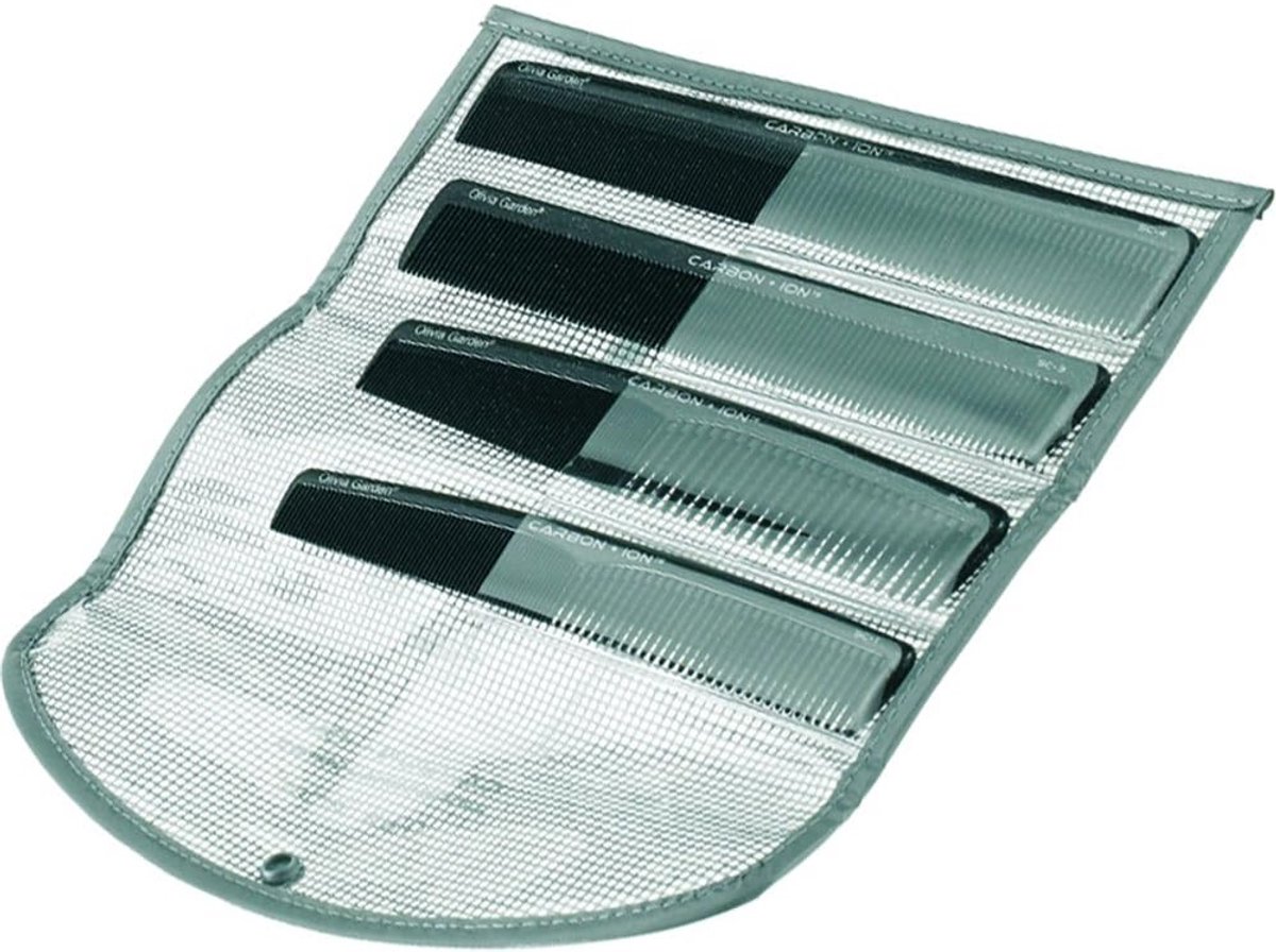 Professionele Trimmer Kam Set met 4 Opzetkammen voor Precisie Knippen