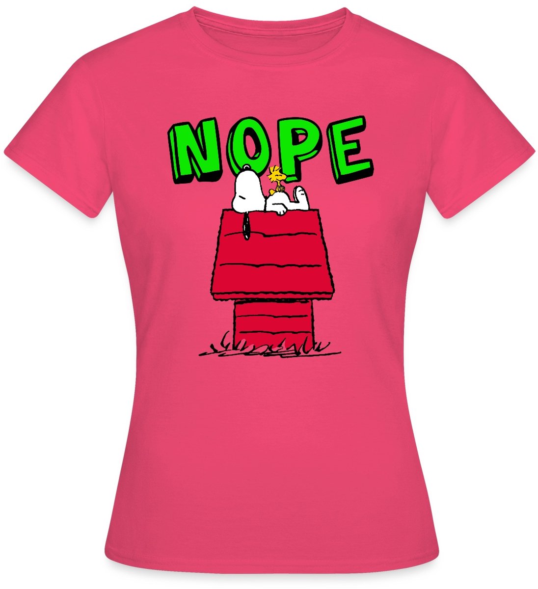 Peanuts Snoopy Nope T-Shirt Dames