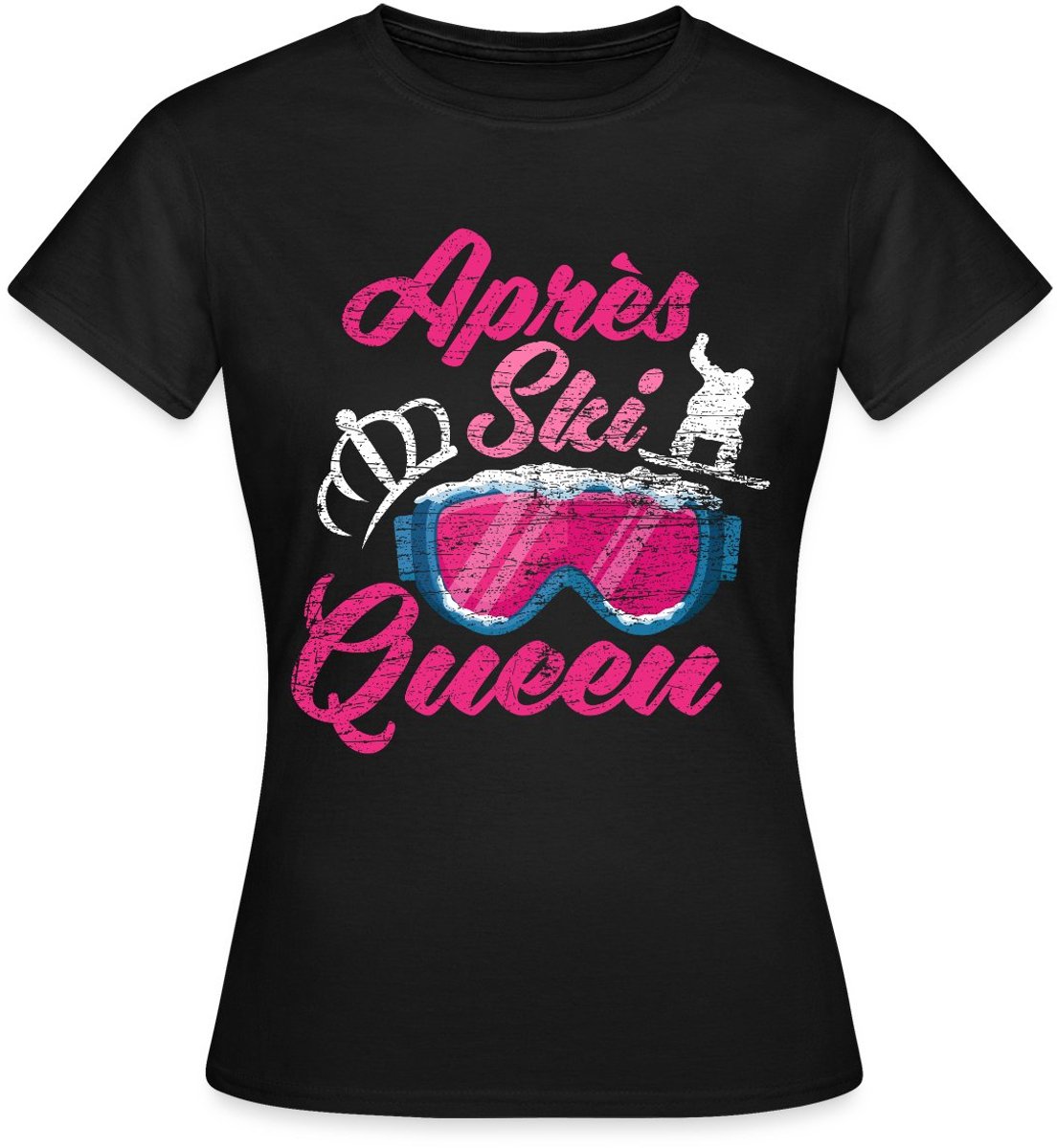 Après Ski Queen T-Shirt Dames