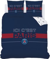 Peignoir Homme PSG Paris Saint-Germain 100% Coton - Taille L - Bleu Avec Poches Et Broderies Officielles