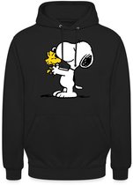 Peanuts Snoopy En Woodstock Vrienden Hoodie Unisex