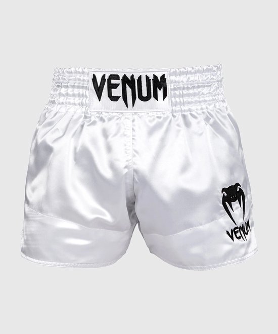 Venum - Short Muay Thai Kickboxing - Classic - Wit/ Noir - M