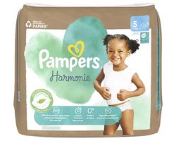 Pampers Harmonie Luiers Maat 5 | 11-16 kg | 31 Stuks | Zachte Bescherming | Zonder Parfum of Lotion | Duurzame Papieren Verpakking