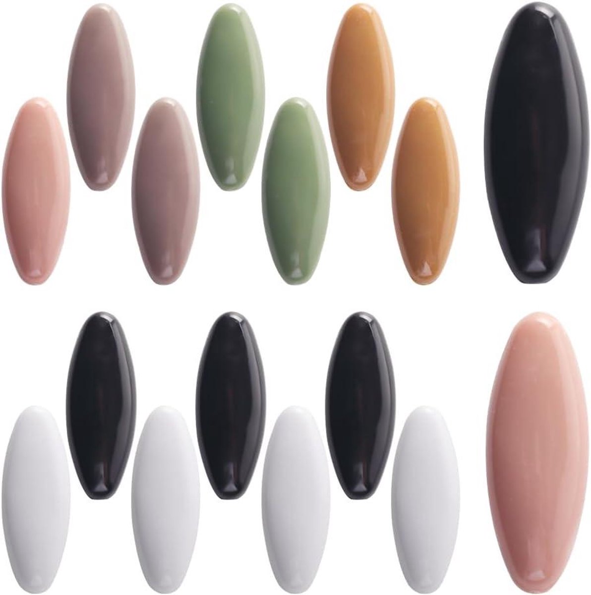 CSGoods - 16 Stuks Diverse Kleurrijke Hijab Pins voor Vrouwen en Dames - Veiligheidsspelden voor Sjaals, Hoofddoeken en meer