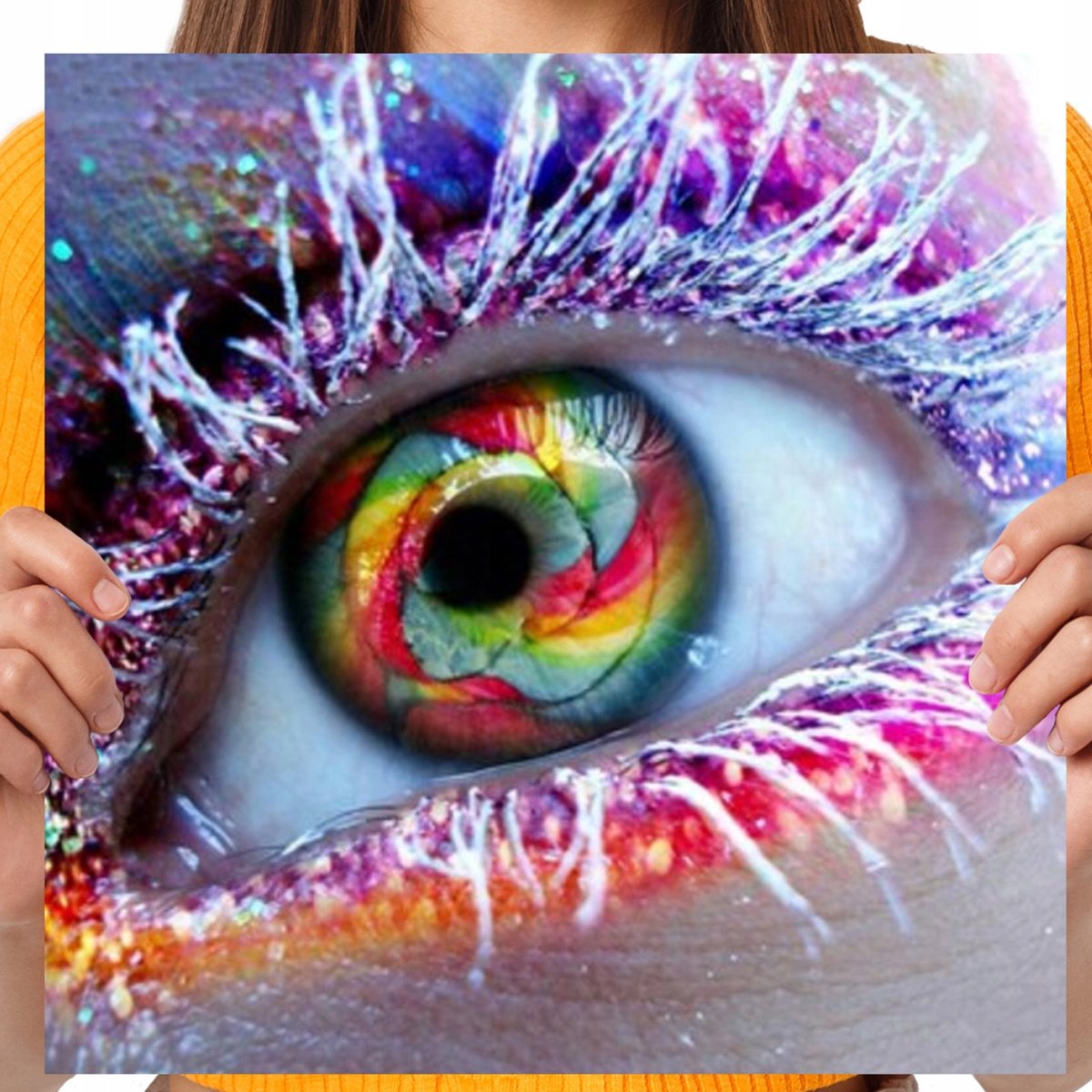Diamond Painting Kit 5D - Mozaïek Diamanten Schilderen met Oog Motief