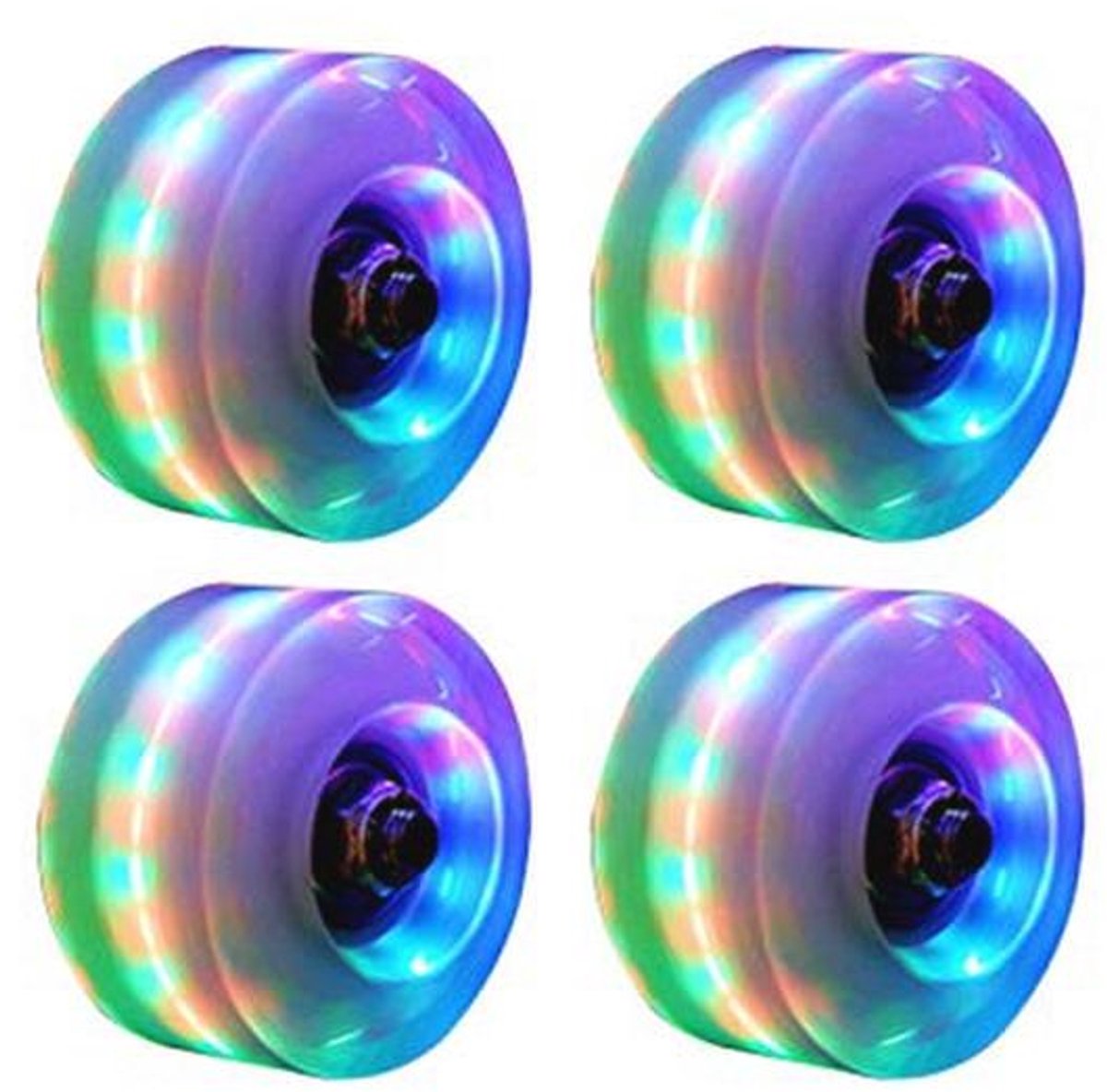 LED Skate Wielen met Verlichting voor Quad en Figure Skating