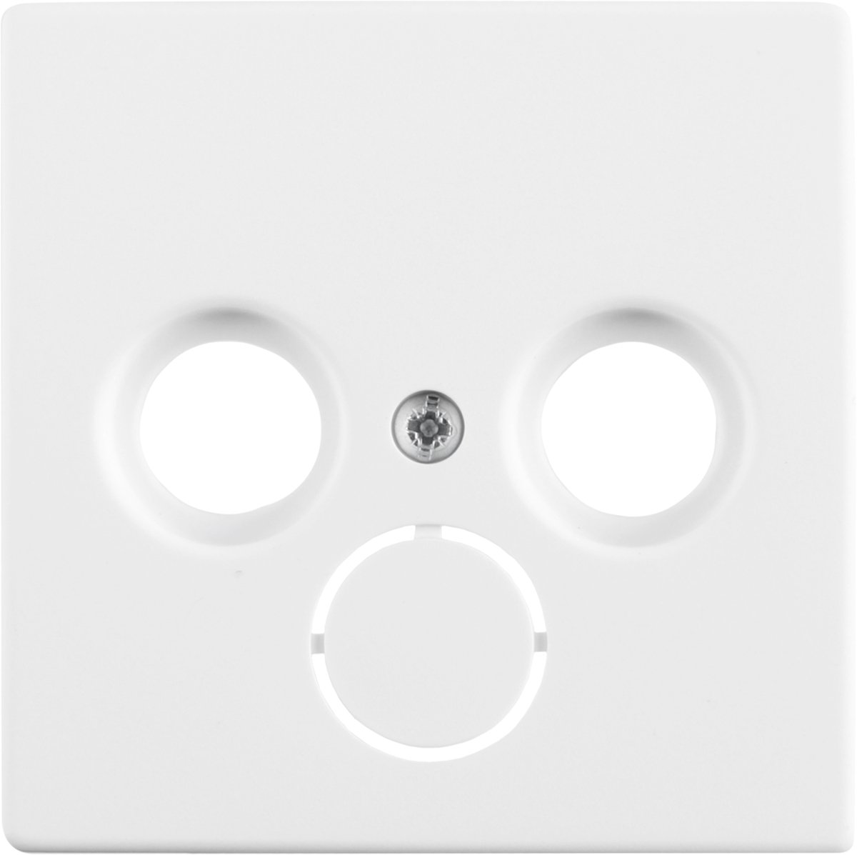 Busch-Jaeger Future Linear centraalplaat - radio/tv - mat wit