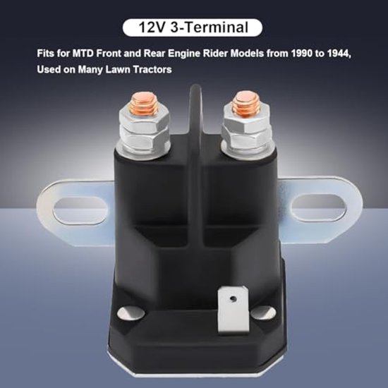 725-1426 Starter Solenoid voor MTD 925-1426 925-1426A 725-1426A 725-0771 925-0771 voor Snapper 18817 75671 voor Toro 112-0309 334009 B 435 0 65 Grasmaaier 12V 80Amp Starter Relais Solenoid — afbeelding 2