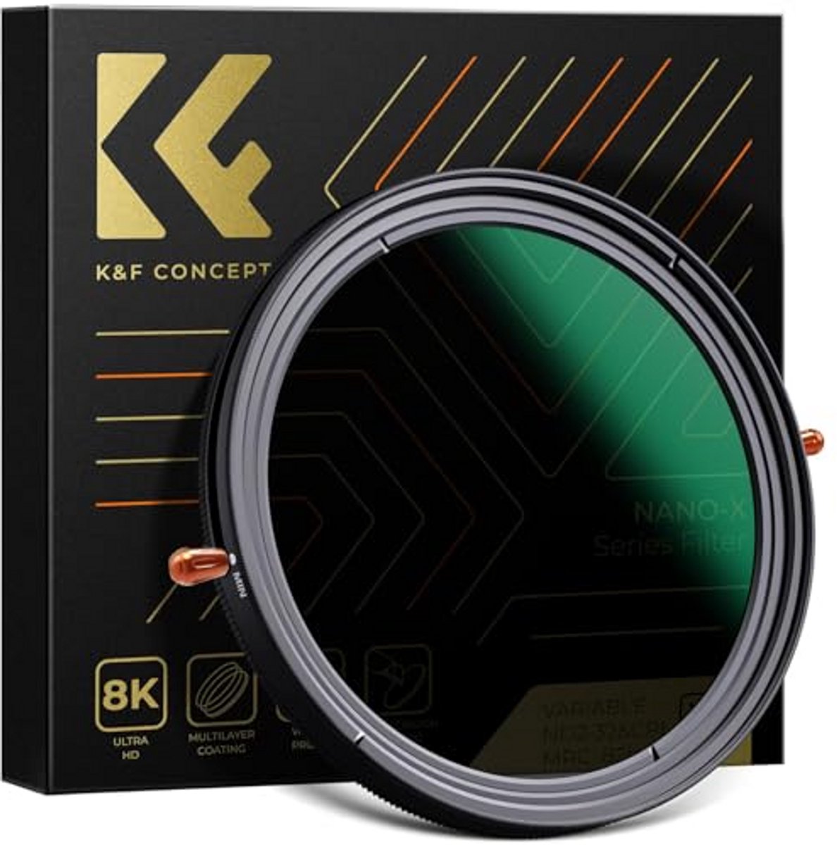 67mm 2-in-1 Polariserend en Variabel Neutraal Dichtheidsfilter ND2-32 voor Cameraobjectief