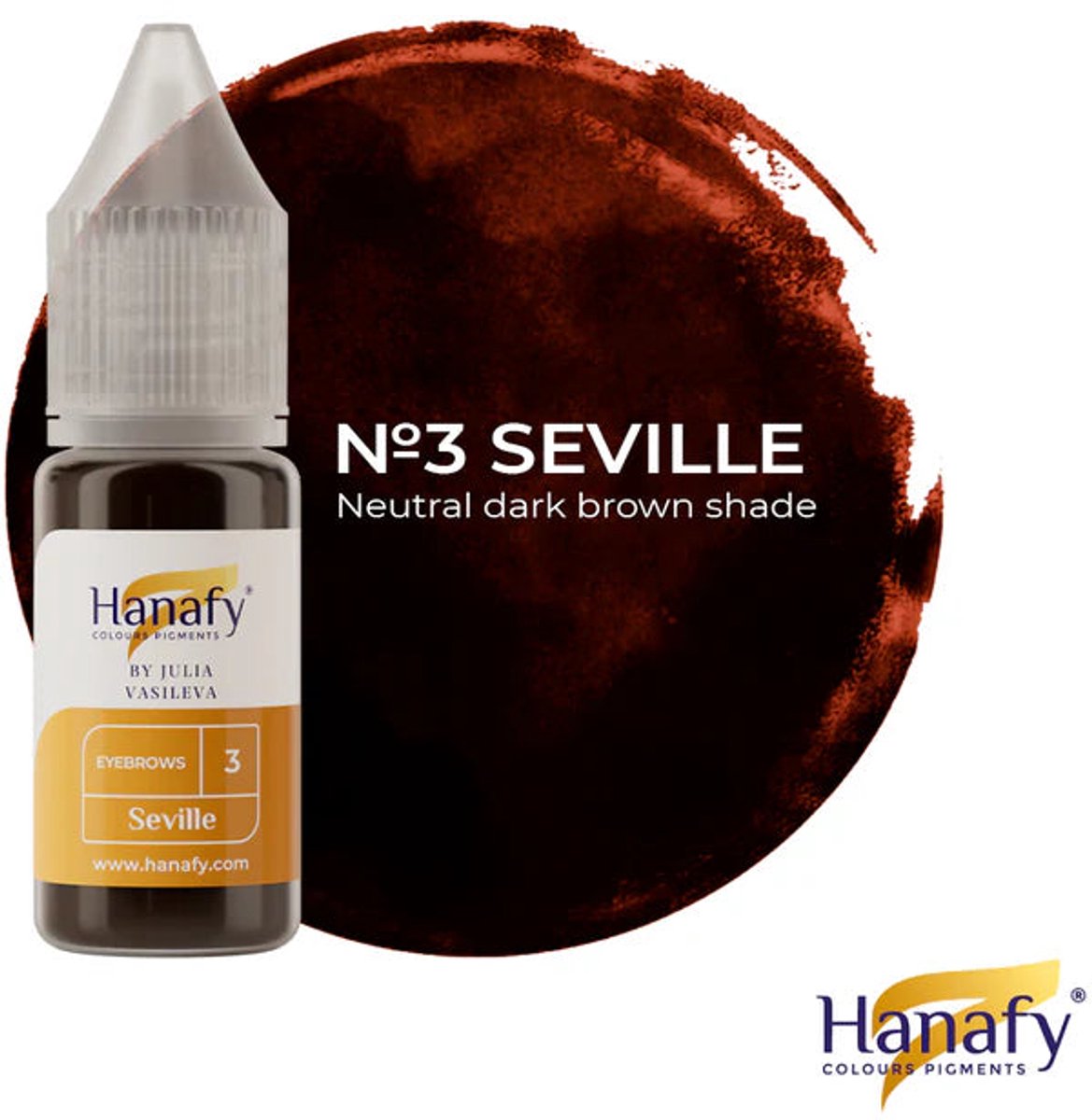Hanafy Pigment by Julia Vasileva No.3 – Seville - Bohemian Brows