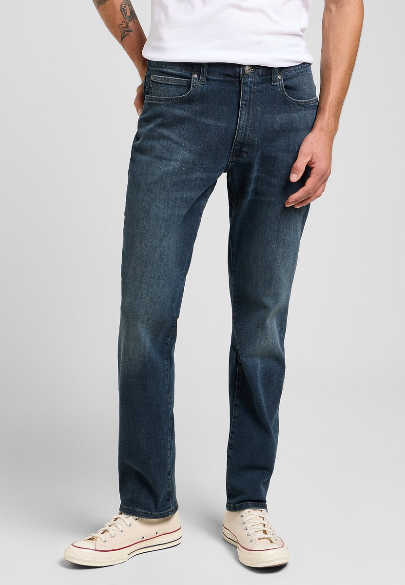 LEE STRAIGHT FIT MVP EXECUTIVE REGULAR STRAIGHT HEREN Blauw