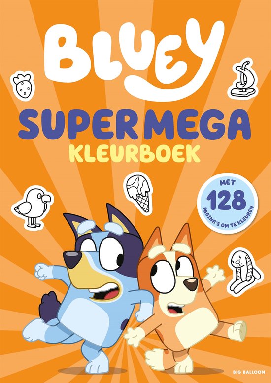 Bluey - Super mega kleurboek - cover