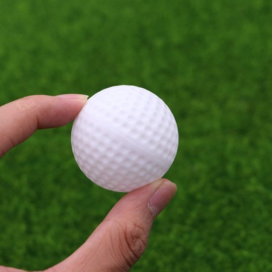 IMPERATORIS® Golf Oefenballen - Airflow Ballen - Geperforeerde Plastic Ballen - Voor Training in Tuin en Binnen - Lichtgewicht - Set van 24 - witt van IMPERATORIS — afbeelding 5