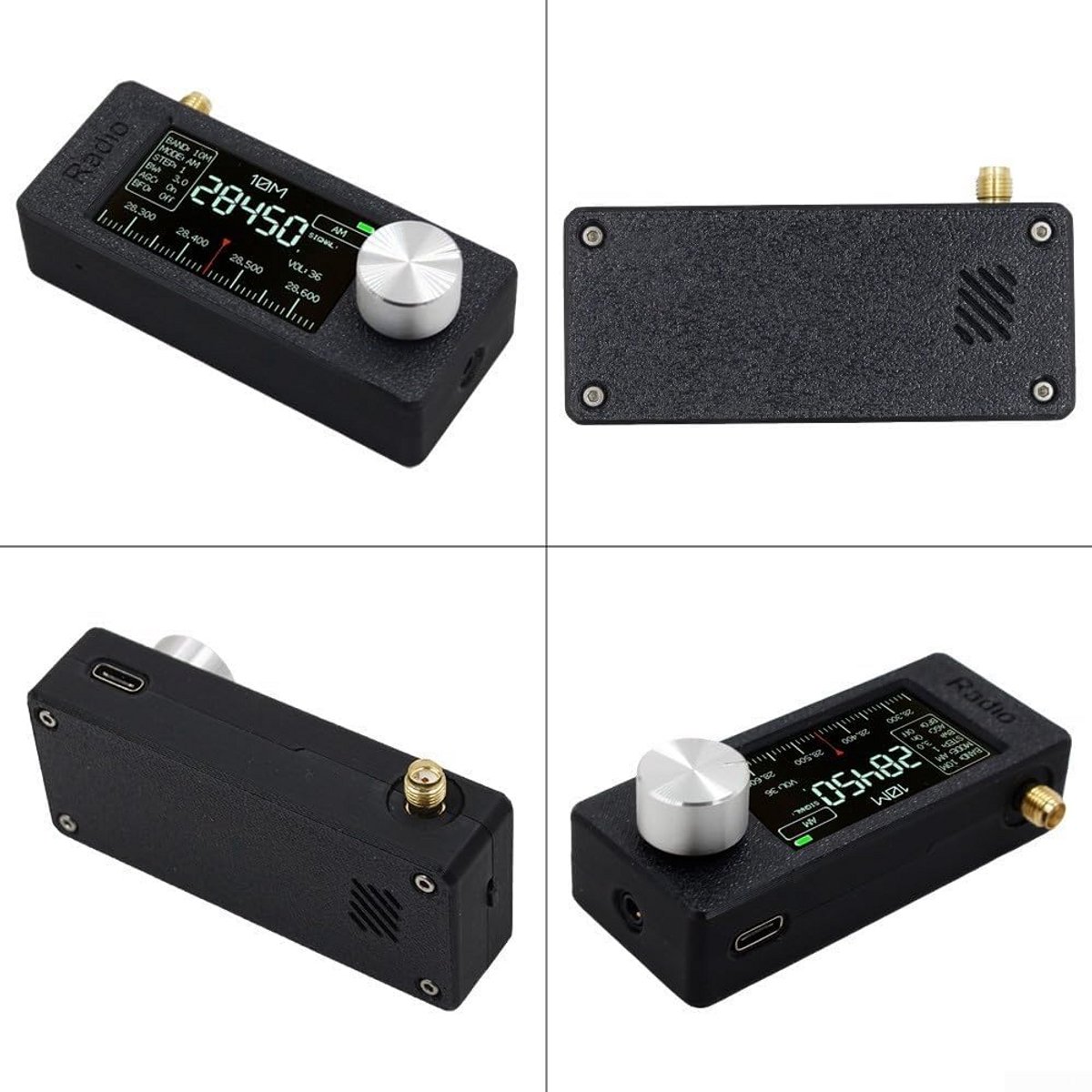 Draagbare Full-Band Radio Ontvanger met IPS-scherm en Loopantenne