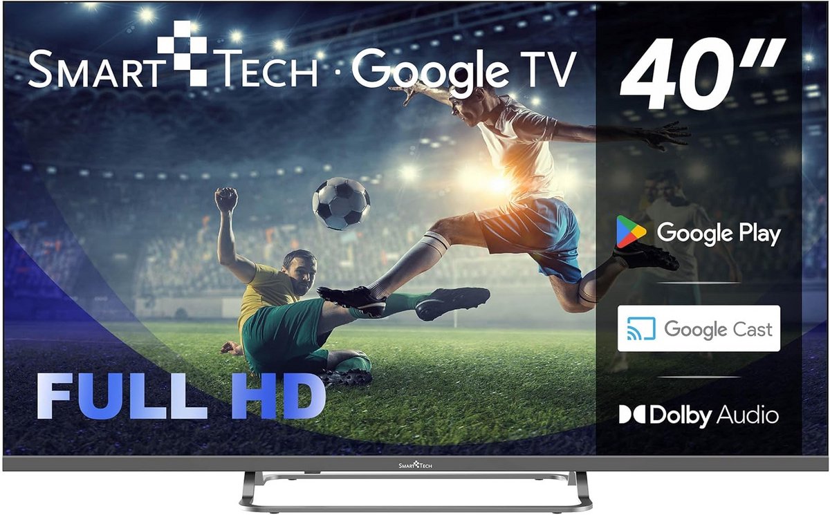 LED FHD 40 inch TV met Google TV en 3x HDMI