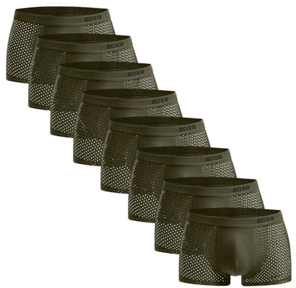 Set van 8 Ademend Bamboe Onderbroeken voor Heren - Zacht en Perfecte Pasvorm (S-3XL)
