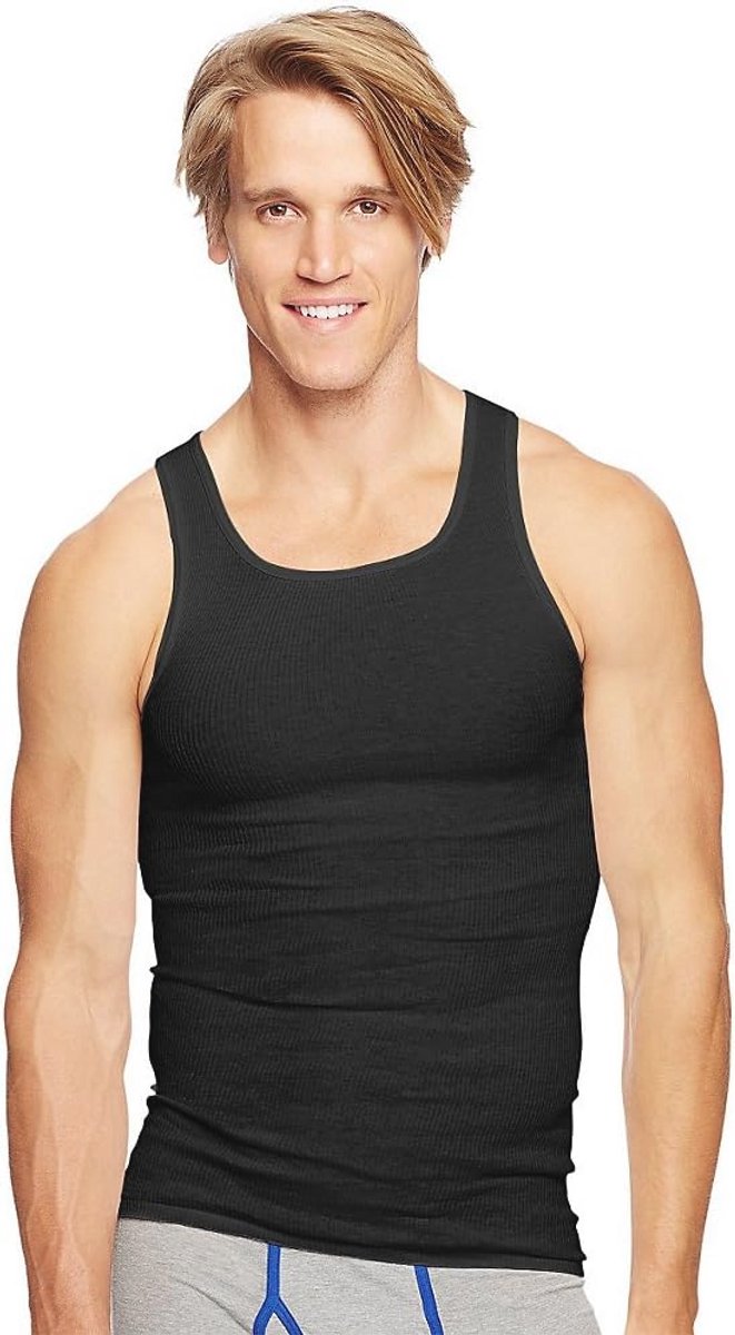Heren Ondergoed Set van 6 - Ronde Hals Tanktops voor Dames