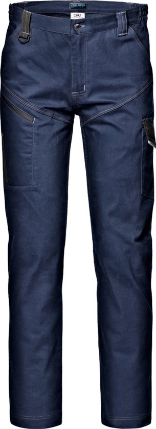 Pantalon de travail SIR SAFETY COOL TOUCH HOMME Pantalon de sécurité Bleu foncé - Extensible - Met Ritszak - Couture triple