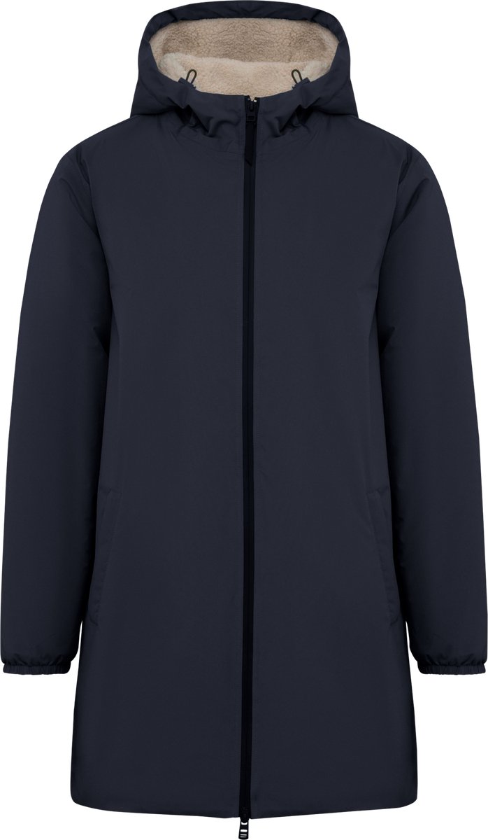 Native Spirit Duurzaam waterdicht uniseks jasje met sherpavoering NS609 - Navy Blue - L