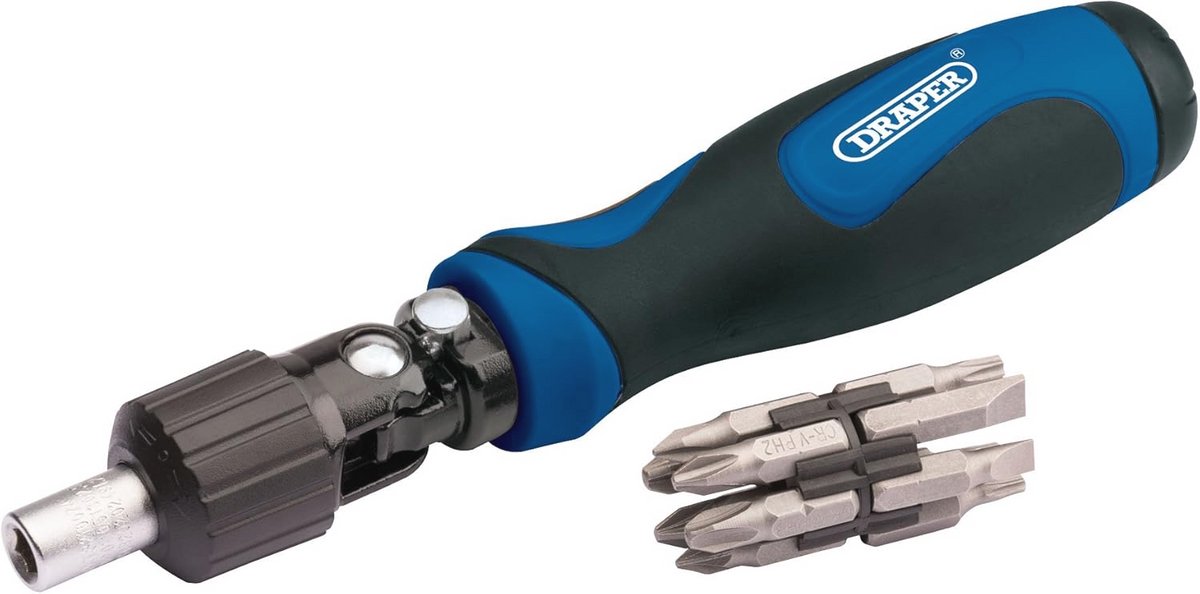 Ratel Schroevendraaier Set - 11 Stuks, Ergonomisch en Magnetisch