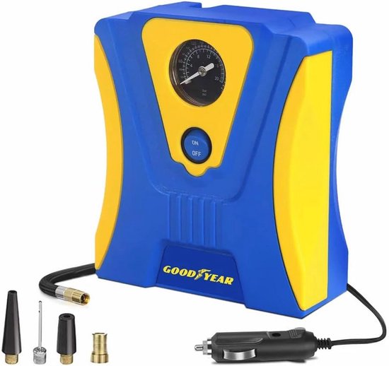 OSRAM TYREinflate 200, Analoge Reifenpumpe, tragbarer 12V Kompressor für Autoreifen