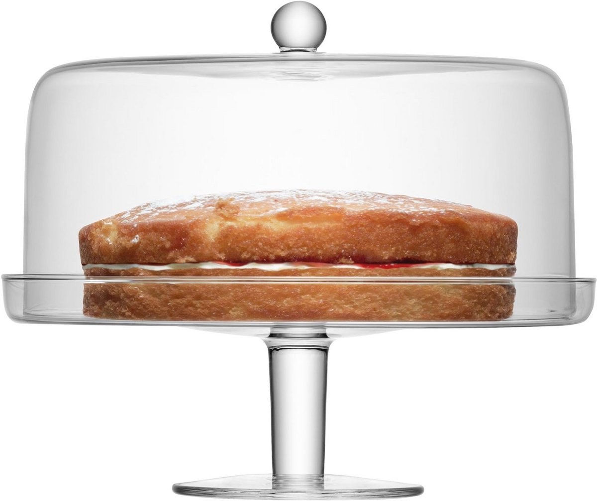 Glazen Cake Standaard 33 cm - Handgemaakt en Uniek