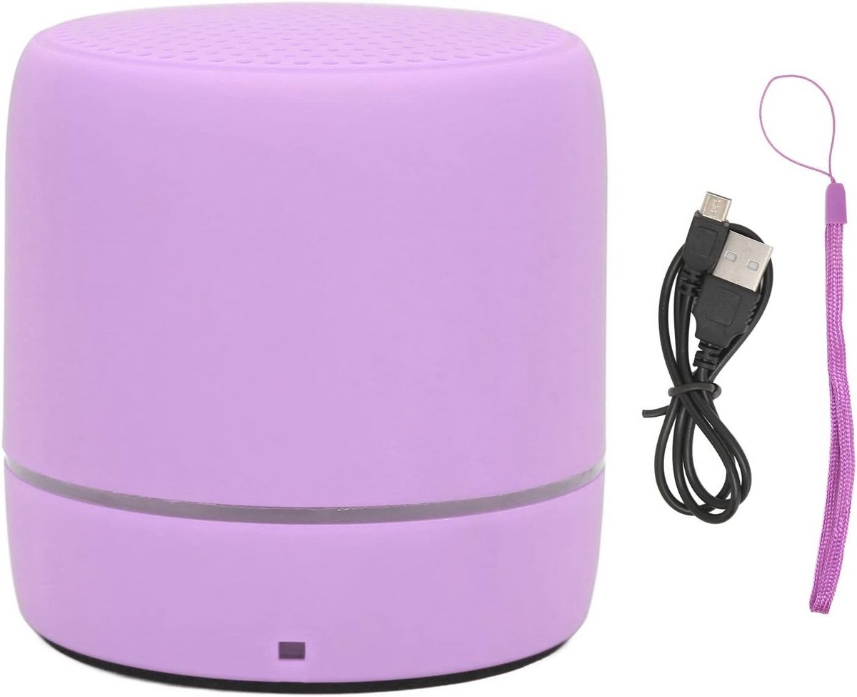 Draagbare Bluetooth-luidspreker met Rijke Bas en Gekleurde Lichten