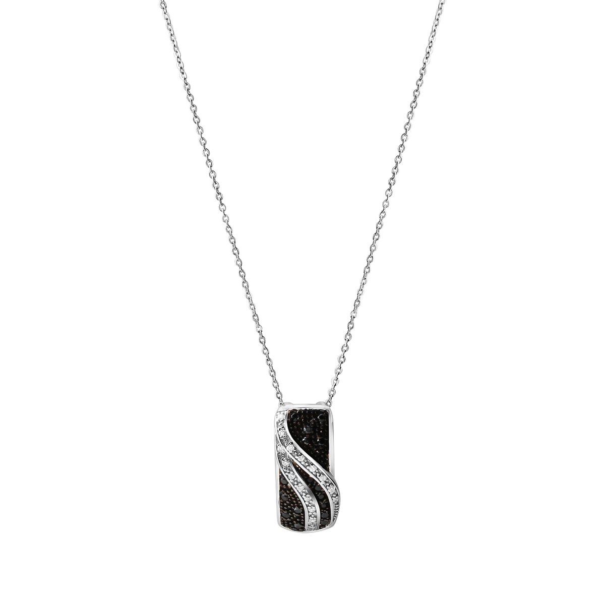 Celesta Silber Anhänger mit Kette 925 Silber rhodiniert
