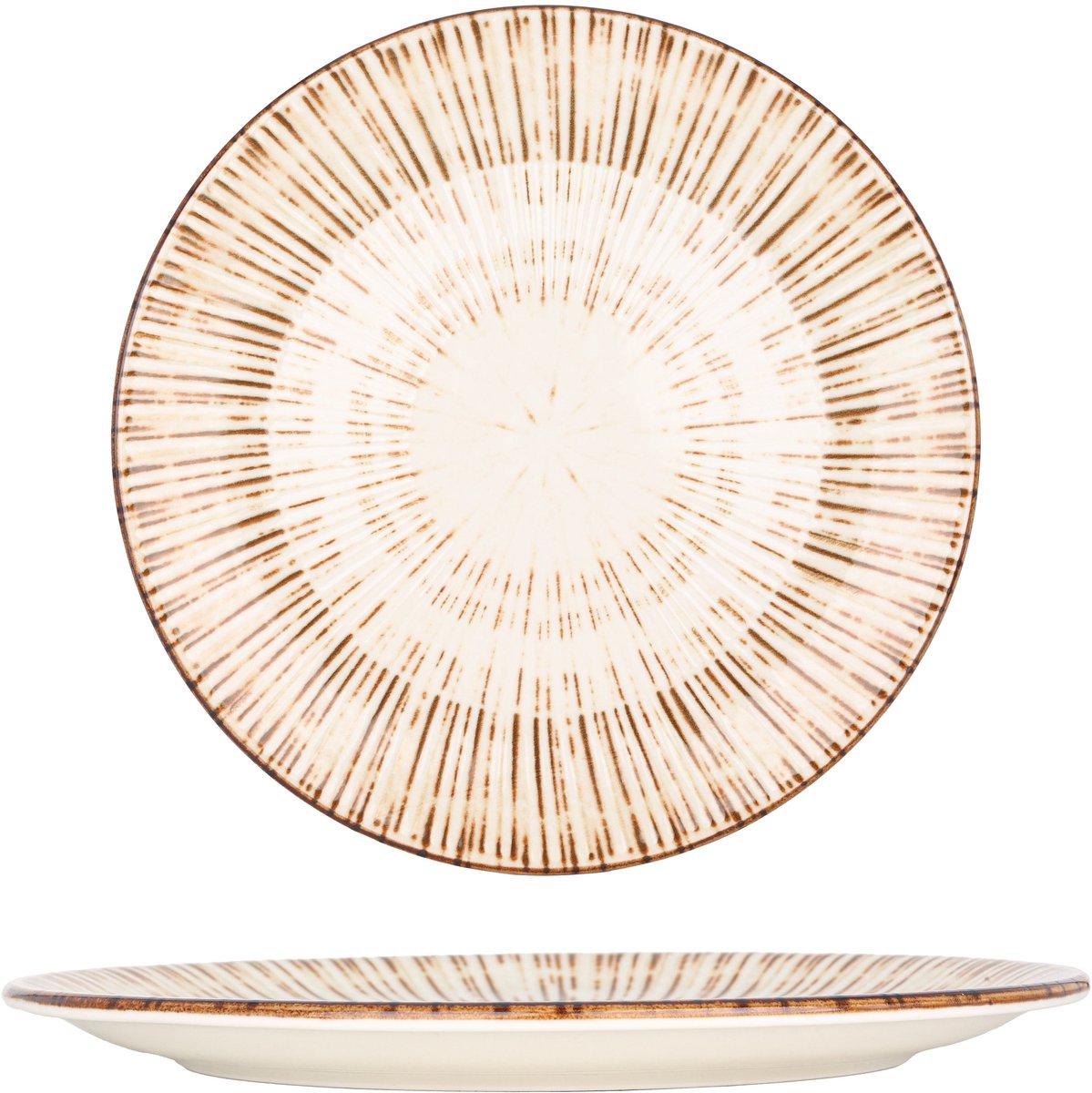 By Bone Dinerbord - Legna - Porselein - 25 cm - set van 6