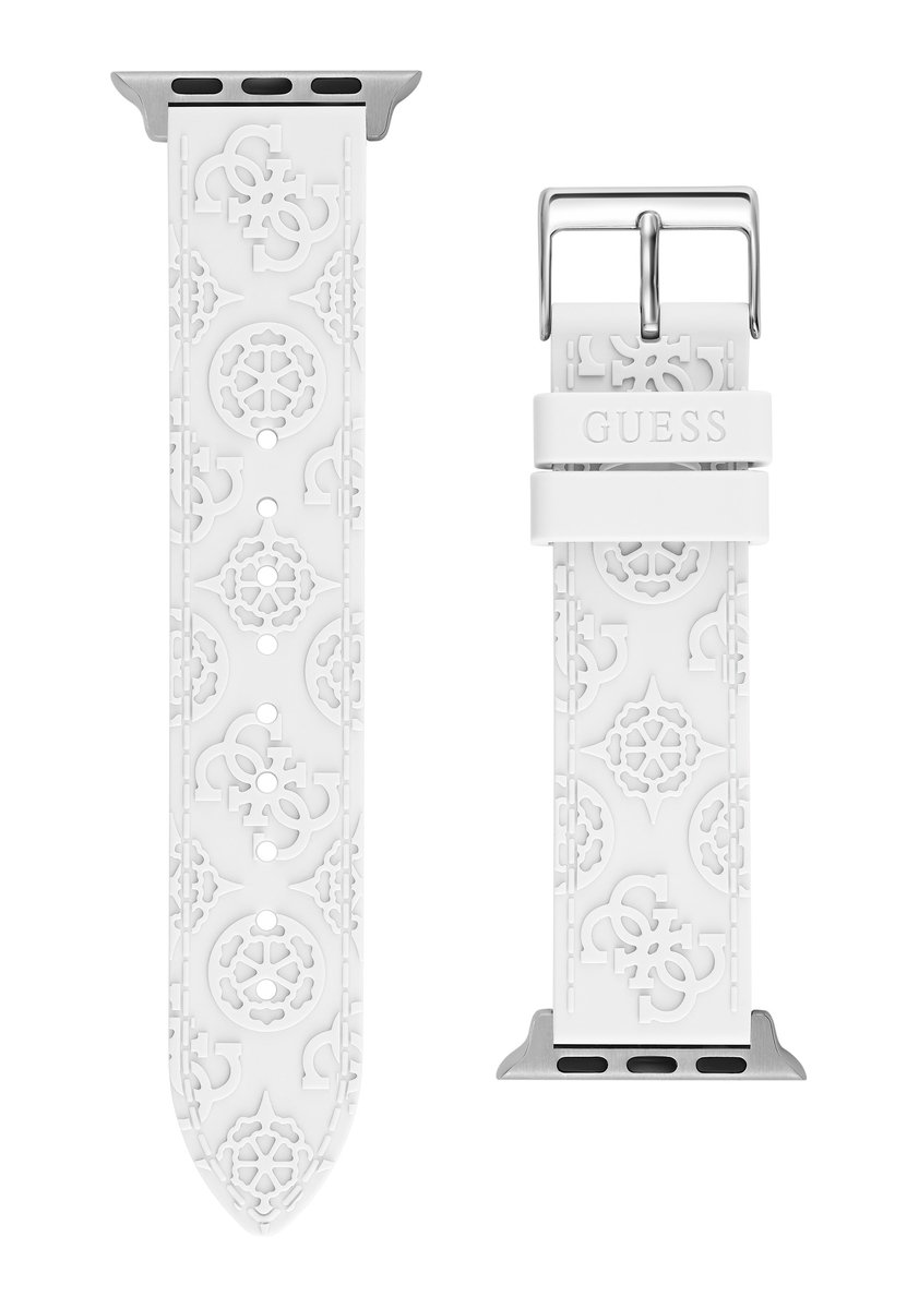 Guess Raad Appel® (38 Mm-40 Mm) Band Horloge Wit Geval 100%: Na | Armband 100%: Siliconen NA CS2003S1, CS2003S3
