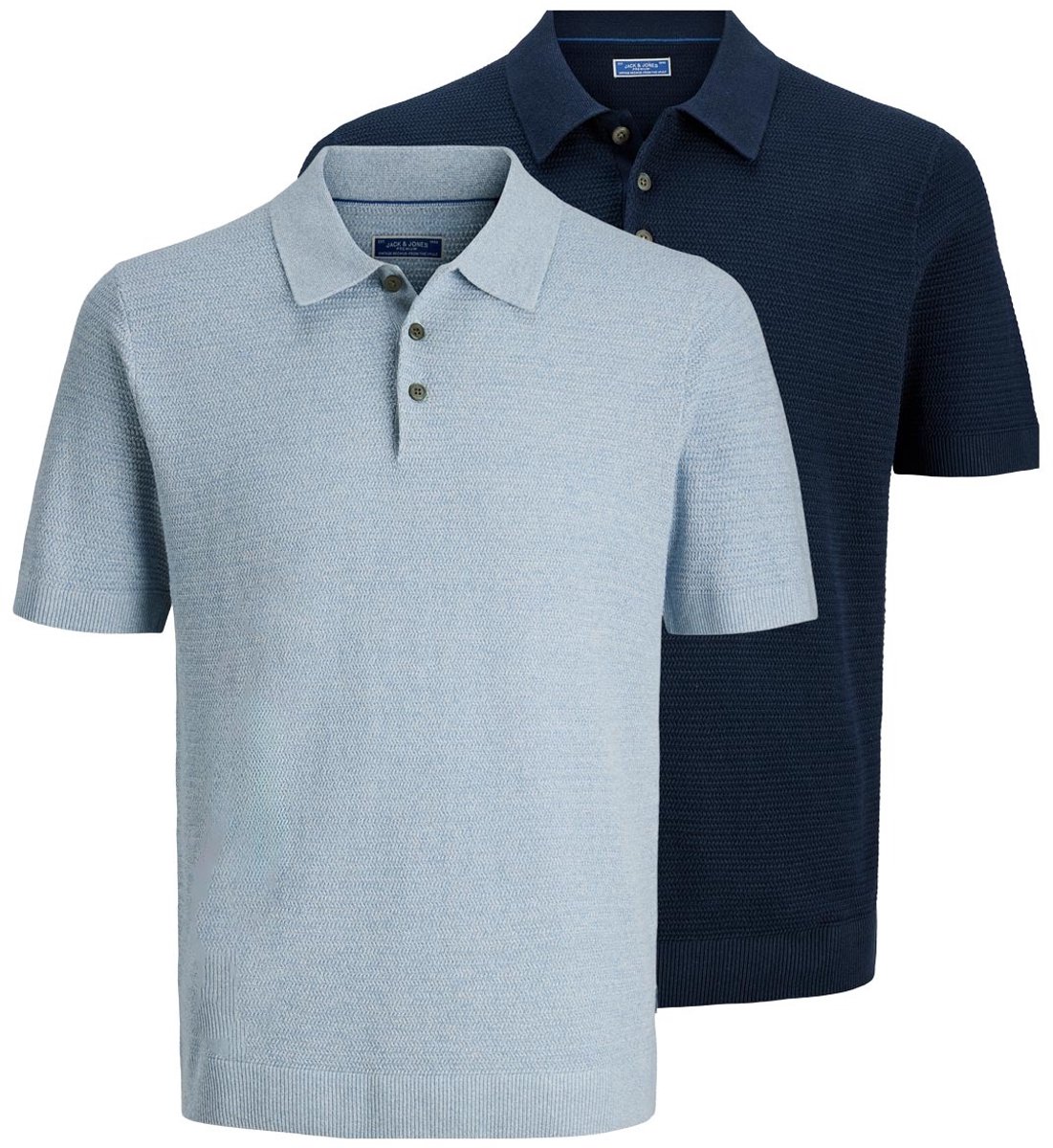 Jack & Jones Heren poloshirt 2 pack Bluriley