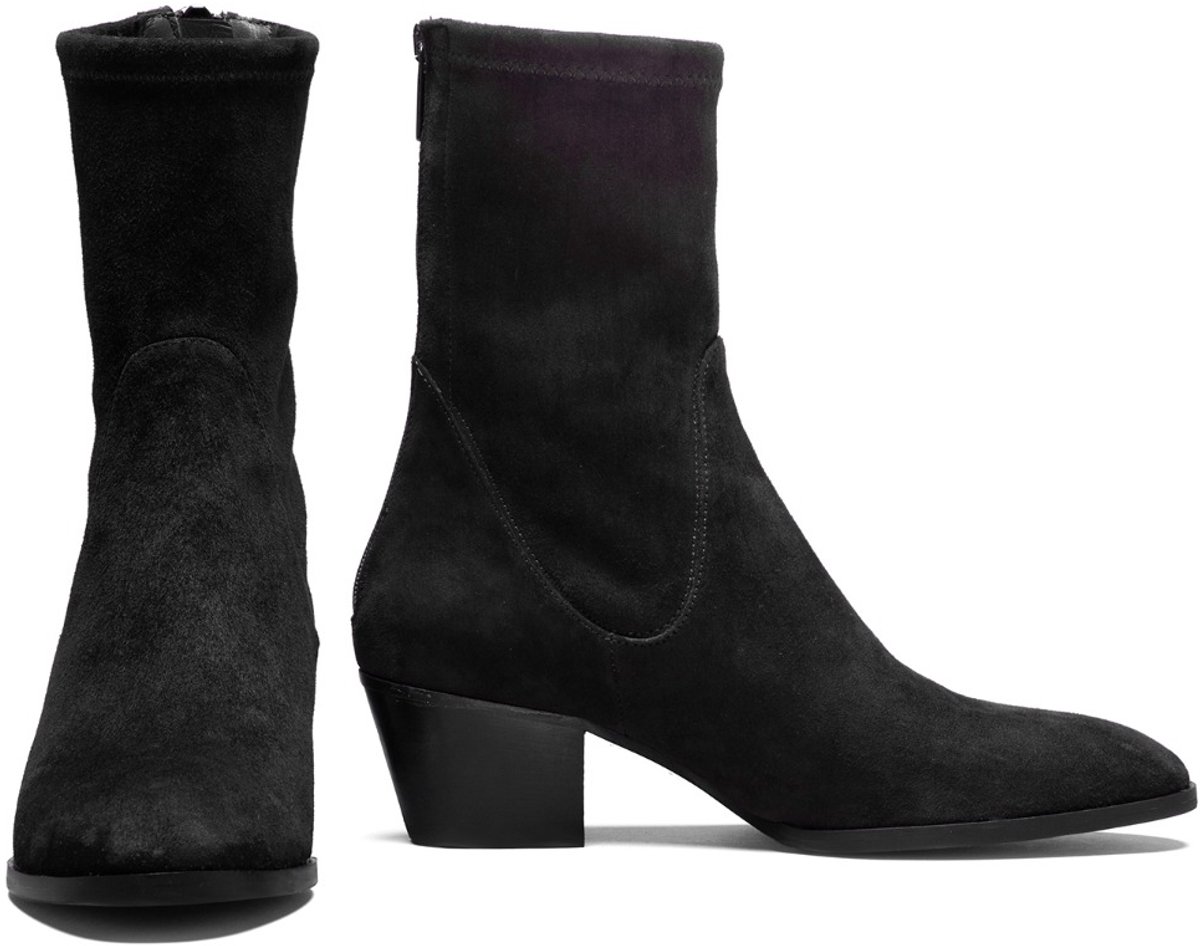 Isabel Bernard Vendôme Dames Schoenen Nylon stretch suède - Zwart -