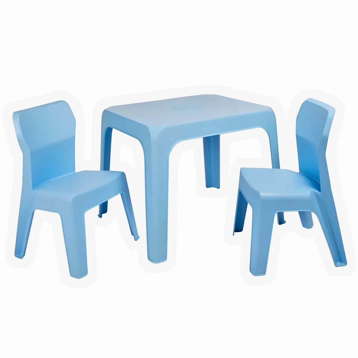 Garbar Jan Kinderspeeltafel Met Stoeltjes Blauw Kinderen
