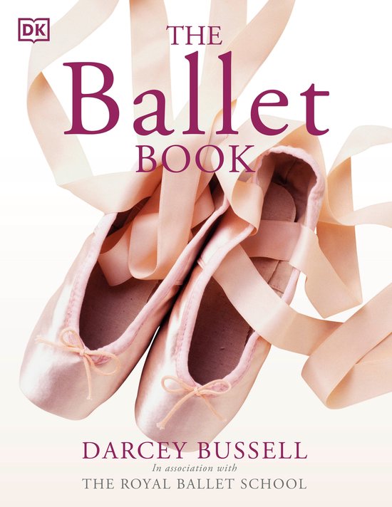 De kaft van "The Ballet Book" toont een paar roze balletschoenen met linten omwikkeld.
