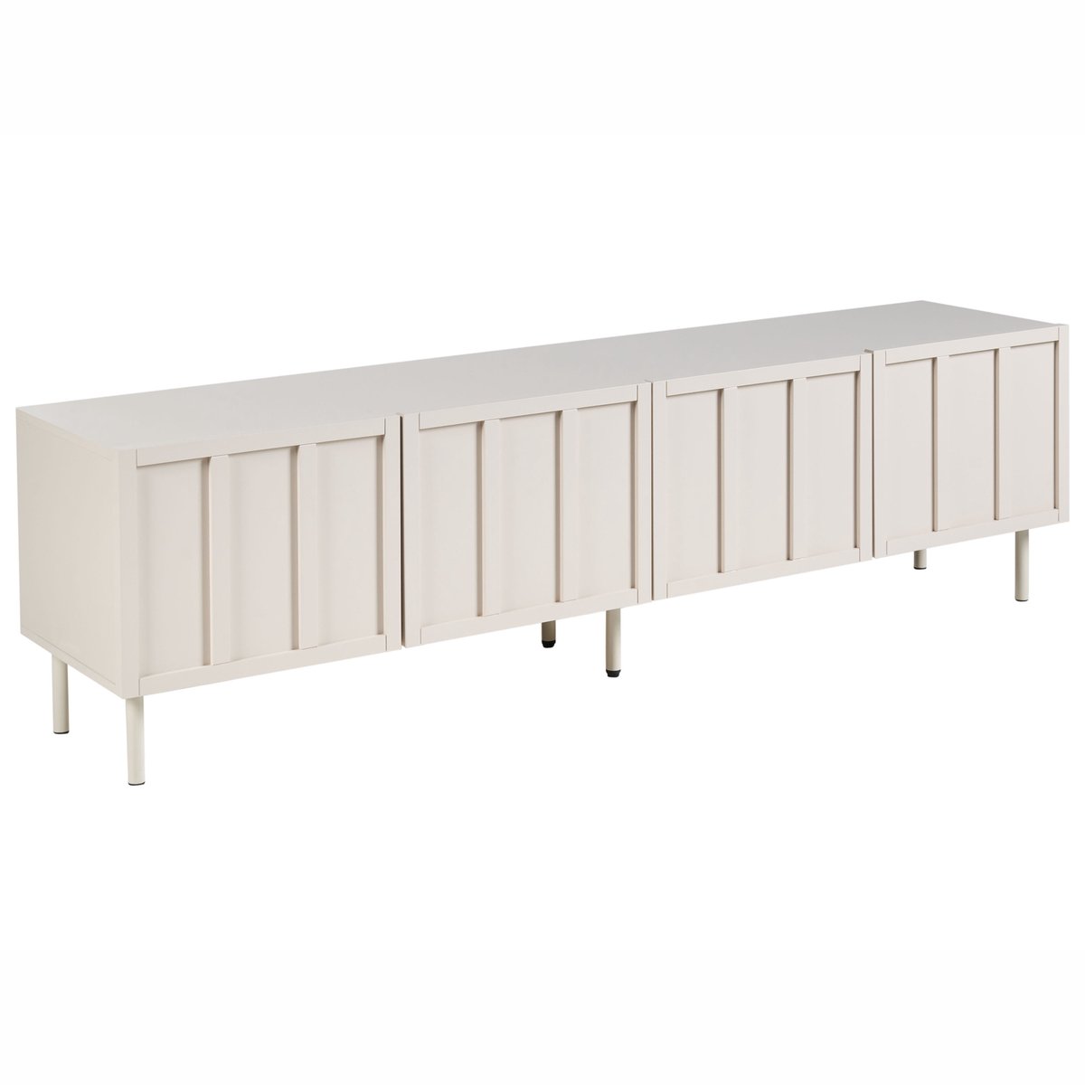 Beliani CLUNES - TV-meubel - Lichtbeige - MDF